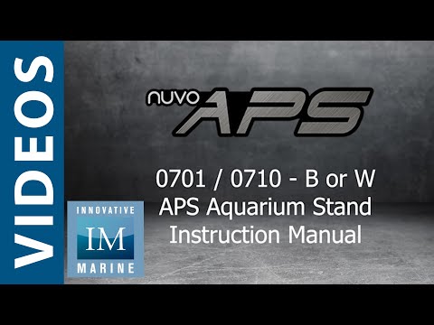 0701 & 0710  – Innovative Marine 75g/SR60 & 112g APS Aquarium Stand Assembly