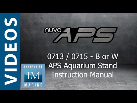 0713 & 0715 – Innovative Marine 170g & 200g APS Aquarium Stand Assembly