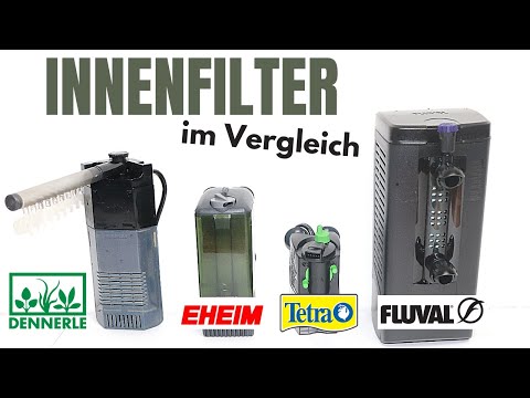 4 Innenfilter – Nano-Aquarium – Vergleich #Dennerle #Eheim #Tetra #Fluval