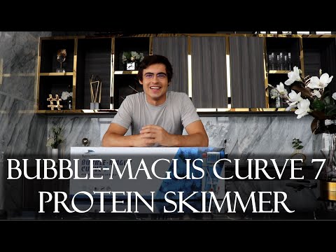 6. Bubble Magus Curve 7 Protein Skimmer – 175g Reef Aquarium
