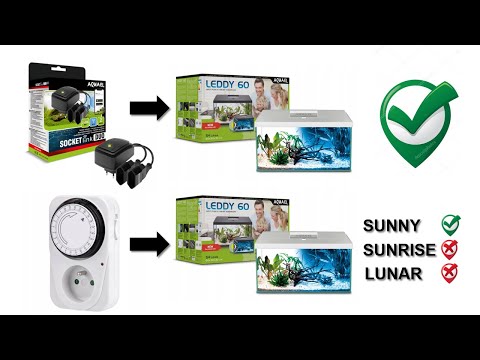 Aquael SOCKET link DUO + Zestawy LEDDY day & night – Sterownik akwarystyczny WiFi część 2/2