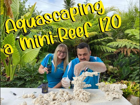 Aquascaping an Aquaone Mini Reef 120 | Gallery Aquatica TV