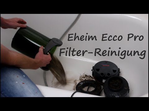 Außenfilter-Reinigung bei Wasserschildkröten (Eheim Ecco Pro)