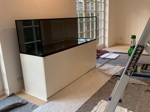 Becken aufstellen