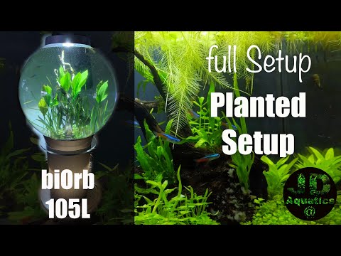 Biorb 105L Planted Tank Setup NEW