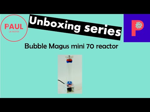 Bubble Magus Mini 70 media reactor unboxing for marine reef tank #reeftank