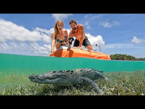CROC HUNTERS of San Blas. SV Delos Ep 368
