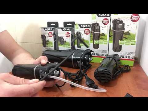 Общий обзор,часть 1, линейки Внутренних фильтров AquaEl Fan Mikro,mini,1,2,3