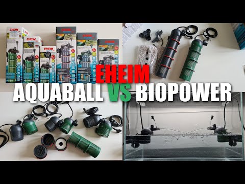 Eheim AquaBall VS BioPower Unboxing& Test