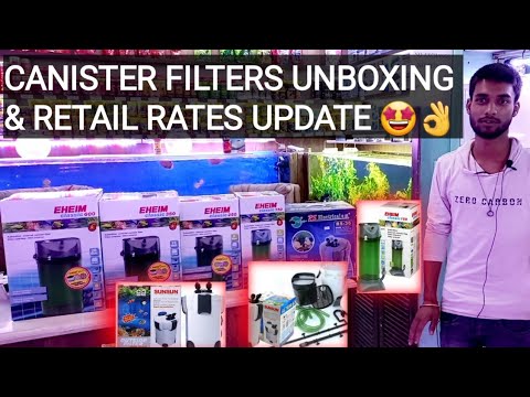 EHEIM, SUNSUN, RS-ELECTRICALS Canister filters retail prices update & Unboxing, Delhi, Fish Point