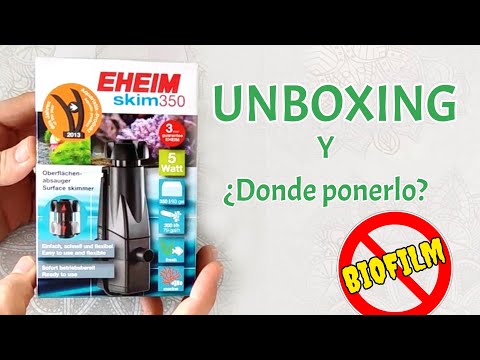 ?Eheim SKIM 350 | ?BIOFILM acuario ? | UNBOXING y donde colocarlo ? -=I[ MiTu HD ]I=-