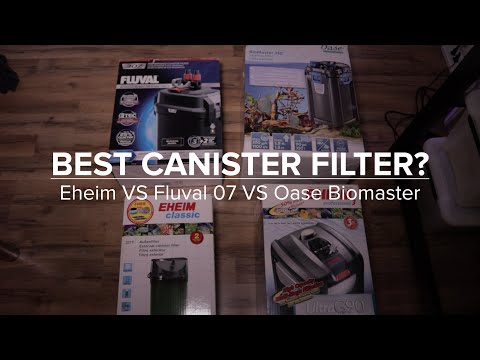 Fluval 07 VS Oase Biomaster VS Eheim Classic VS Eheim Professional | Best Canister Filter Aquascape