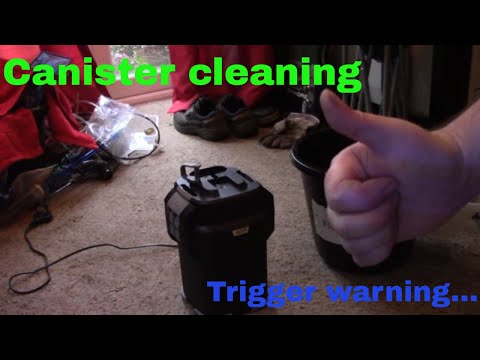 fluval 107 filter cleaning