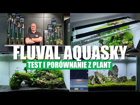 Fluval Aquasky LED – Unboxing & Test porównanie z Fluval PLANT