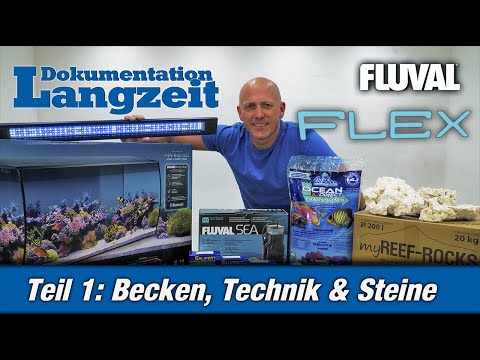 Fluval Flex Meerwasserdokumentation Teil 1