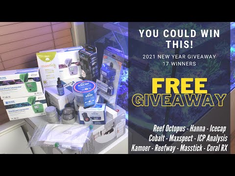 FREE Giveaway! Reef Gear 2021 – 17 WINNERs | Red Sea Reefer | Modern Reefer