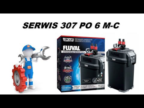 Hagen Fluval 307 – serwis po 6 m-c: mycie czyszczenie wymiana części mediów