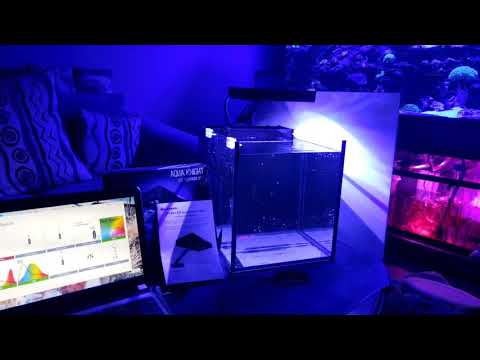 Hipargero Aqua Knight Led Aquarium Light A029 PAR readings.