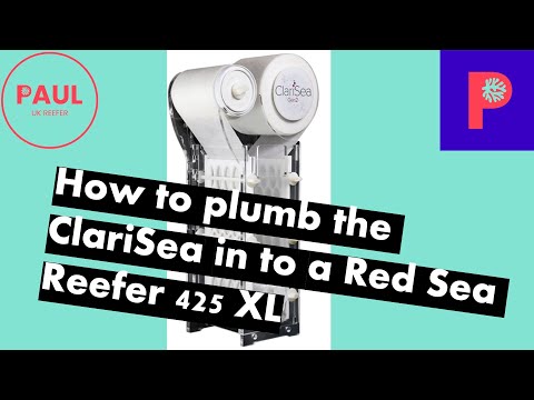 How to plumb the ClariSea 3000 to a Red Sea Reefer 425XL #reeftank #reeftankbuild