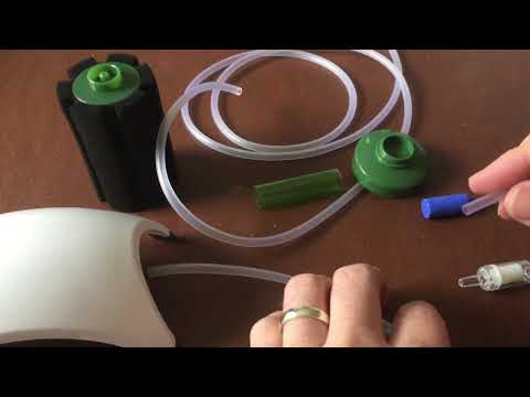 How to set up an air pump, air stone and sponge filter in your fish tank or aquarium