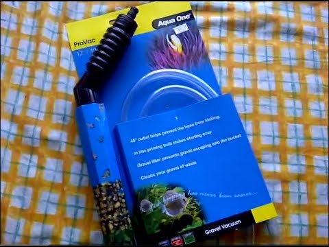 How To Use Aquarium Gravel Vacuum – Aqua One ProVac in a 50 Litre Aquarium