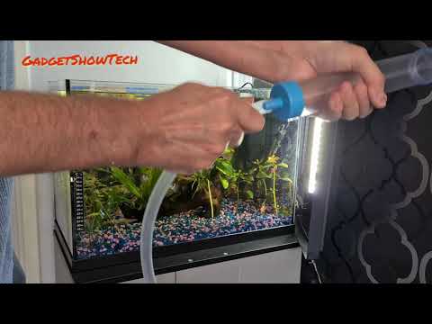 How to use Gravel Cleaner Siphon Vacuum in Fish Tank Aquarium