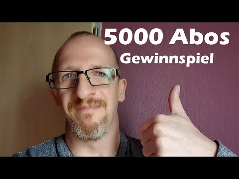 5000 Abonennten Gewinnspiel