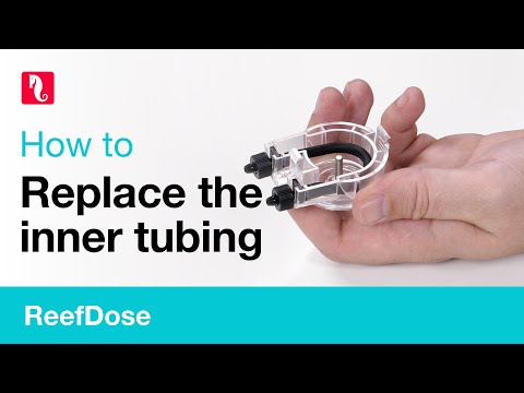 How to replace the inner tube of a ReefDose head