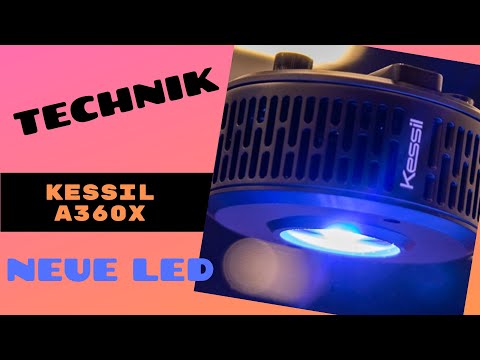 Kessil A360X: neue LED Beleuchtung für das Meerwasseraquarium (inklusive DIY Decken-Aufhängung)