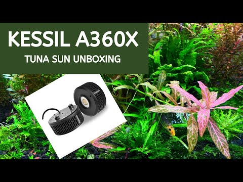 KESSIL A360X Tuna Sun Aquarium Light Unboxing