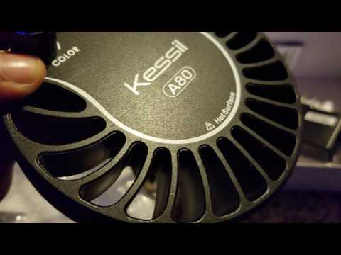 Kessil A80 Tuna Sun And A80 Freshwater planted aquarium Nano gooseneck mount  UNBOXING