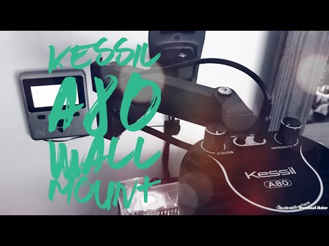 Kessil A80 wall mount DIY reef tank light