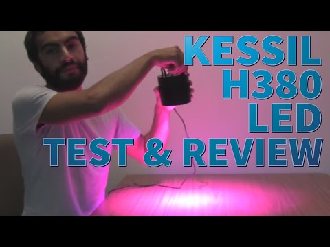 Kessil H380 LED Grow Light Review and Test
