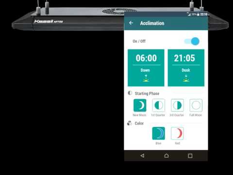 Kessil WiFi Controller – Program Mode-Lunar Cycle
