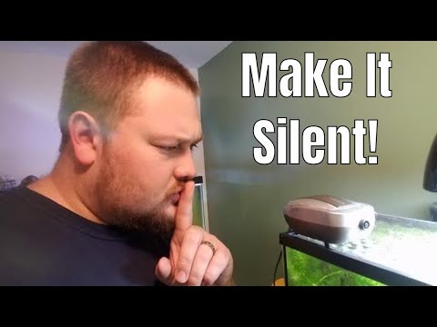 Make an air pump quieter – How to do it!
