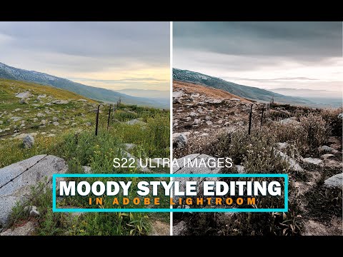 Moody style editing with my S22 Ultra images – Adobe Lightroom