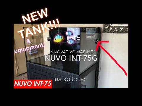 NEW Nuvo INT 75g Reef tank!