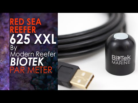 Orphek Atlantik and Blue+ LED PAR Reading: RED SEA Reefer 625XXL Setup
