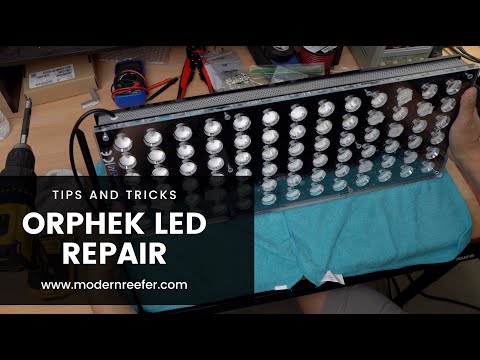 Orphek Atlantik LED replacement on my Red Sea Reefer 625XXL
