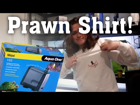 Prawn Shirt and Aqua One Filter Pump Unboxing