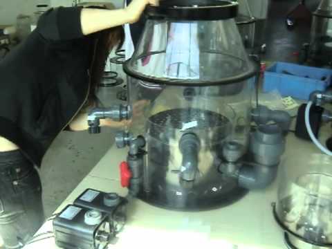 Protein skimmer factory of Reef Octopus-1. In test.