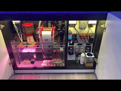 Red Sea 425Xl v3 sump with the new Red Sea Reef Mat installed
