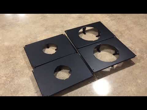 Red Sea Reefer 250 | 36" Aquatic Life T5 Kessil Hybrid Fixture | Kessil 160 Sample Mounts