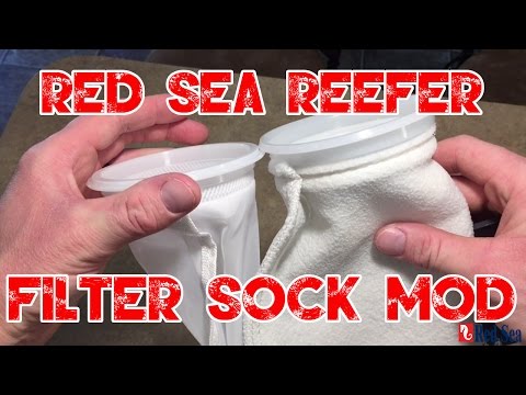 Red Sea Reefer 250 | 4" Filter Sock Mod | BRS Filter Socks