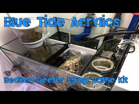 Red Sea Reefer 250 | Blue Tide Acrylics Refugium Baffle Kit | Time For Macroalgae!