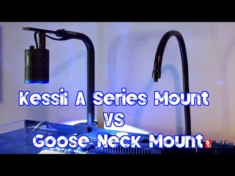 Red Sea Reefer 250 | Kessil A Series Mounting Arms VS Gooseneck