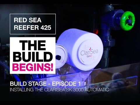 RED SEA REEFER 425 BUILD SERIES – Episode 1 – Installing the Clarisea SK 3000 and custom plumbing