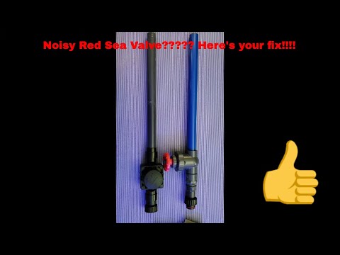 Red Sea Reefer 525XL. Replace noisy valve with Spears Gate valve!!