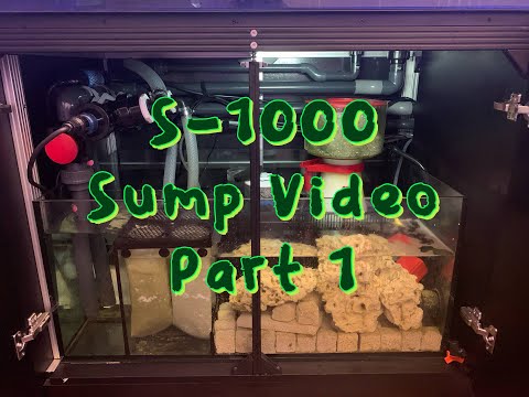 Red Sea Reefer S-1000 Sump Walkthrough Part 1