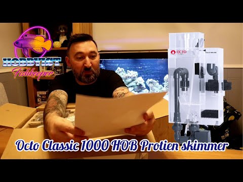 Reef Octopus Octo classic 1000 hob protien skimmer unboxing and assembly